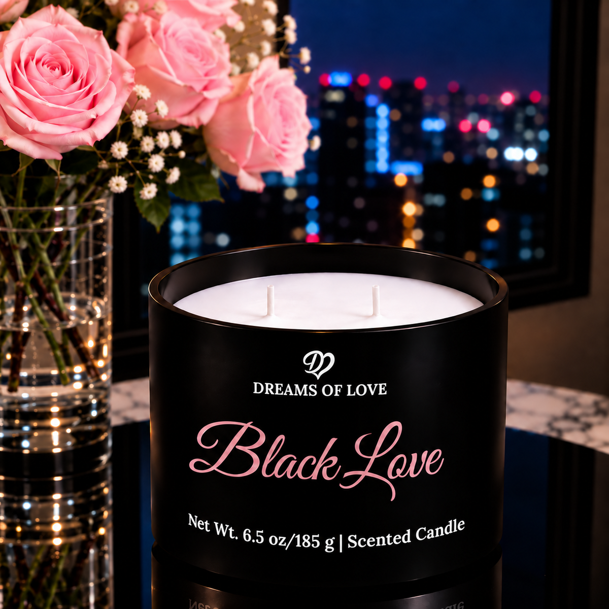 Black Love Candle